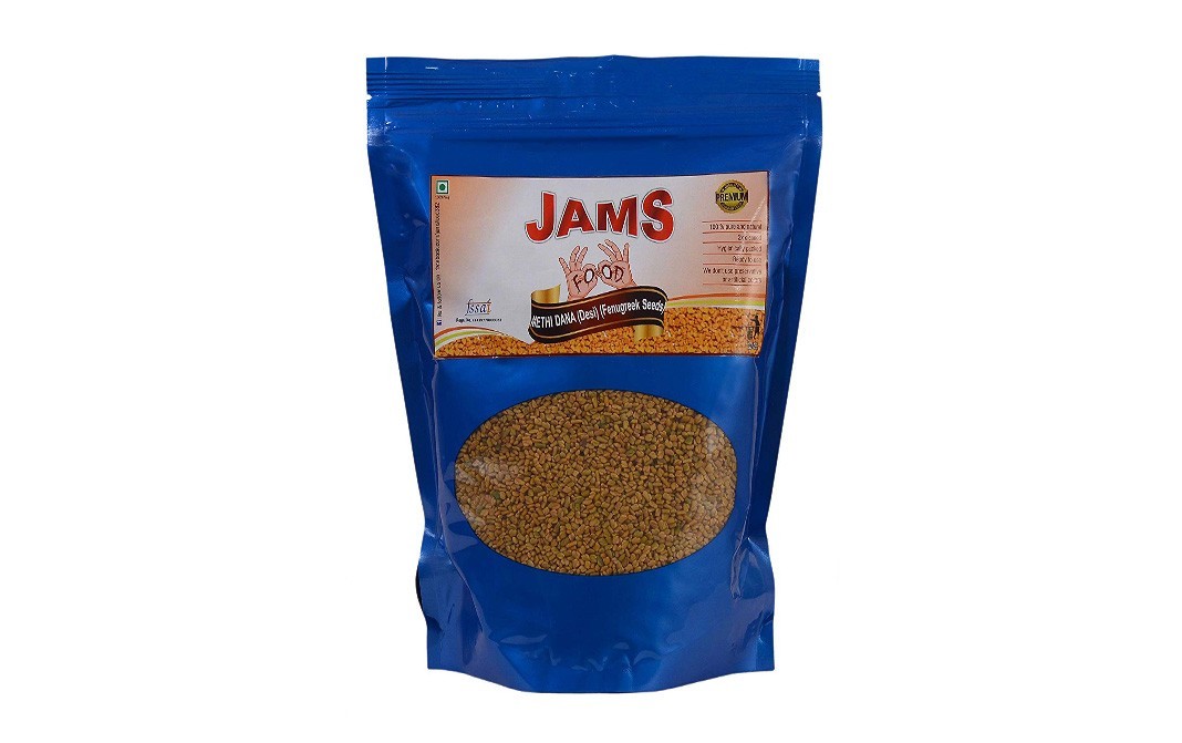 Jams Methi Dana (Desi) (Fenugreek Seeds)   Pack  400 grams